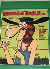 Freewheelin' Franklin Poster Gilbert Shelton Freak Brothers Classic 420 FREE S/H picture