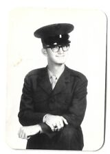 VTG Teen Boy PFC US Air Force Military Man ID'd Glasses (Elvis Costello clone?) picture