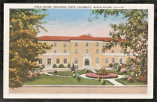 FIELD HOUSE LSU Louisiana State University 1935 Postcard picture