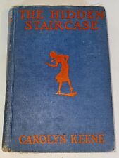 Nancy Drew THE HIDDEN STAIRCASE  VTG 1930 FIRST EDITION Orange EPS 4 Glossies picture