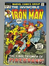 The Invincible Iron Man #59 (1973) - Firebrand ~ VG+ 4.5 picture