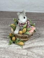 Enesco My Blushing Bunnies “A Sweet Basket of Blessings” #277835 Reg No M2/406 picture