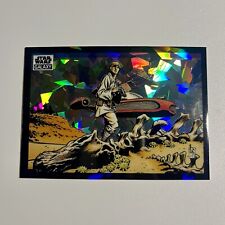 2022 Topps Chrome Star Wars Galaxy #33 LIFE ON TATTOOINE Atomic /150 picture