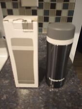 Tupperware Metallic On The Go Flask w/Strainer-NEW picture