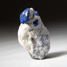 Lazulite on Marble from Graves Mountain, Lincoln County, Georgia picture