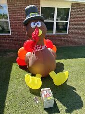 NEW OPEN BOX Turkey 6 Foot Lighted Airblown Inflatable QUALITY picture