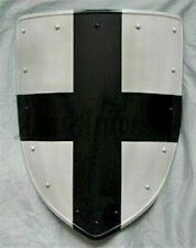 Medieval Handcrafted Knight Armor Metal Battle Viking Steel Templar Shield gift picture