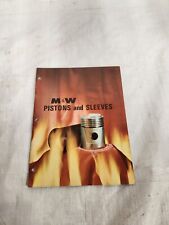Original M&W Pistons&Sleeves Tractor Brochure John Deere Case IH Oliver Massey  picture