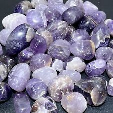 Banded Amethyst Mixed Quality Tumbled (3 Pcs) Polished Natural Gemstones picture