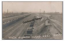 RPPC North Gravity Yards C&EI Railroad DOLTON IL Illinois Real Photo Postcard picture