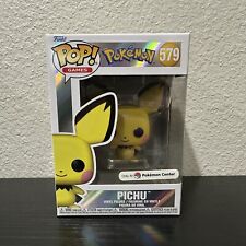 Pichu Pearlescent Funko Pop Vinyl Figure Pokémon Center Exclusive DAMAGED BOX picture