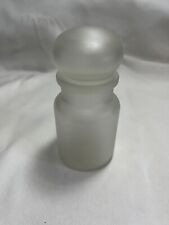 Very Rare Estee Lauder ‘Perfumed Milk Bath’ Frosted Glass Jar With Lid 7oz. picture