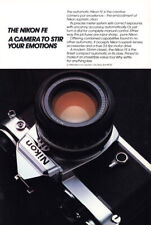 1981 Nikon FE Camera: Camera to Stir Your Emotions Vintage Print Ad picture