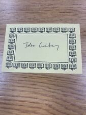 John Ashbery American Poet Art Critic Author Signed Bookplate Autographed picture
