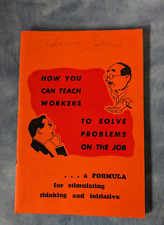1951 National Foreman's Institute Job Handbook Solve Problems On The Job picture