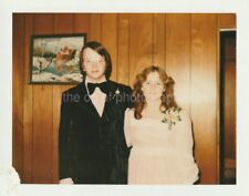 Young Couple With That 1970's Feel FOUND PHOTO Boy Girl  811 19 K picture