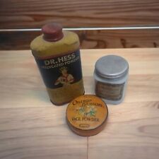 Vintage Health Beauty Collectible Tins Harriet Hubbard Dr Hess Orange Blossom picture