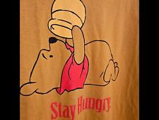 New Disney's Winnie The Pooh Gold/ Yellow Colored T-Shirt  Size 3XL Stay Hungry  picture