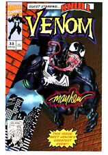 Venom #33 Retailer Exclusive Trade Variant Mike Mayhew Duo Signed + COA picture