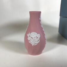 Wedgwood Pink Jasperware Floral Swirl Mini 2 3/8
