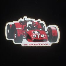 STP THE RACER’S EDGE Mario Andretti #1 vintage racing sticker decal INDY CAR  picture