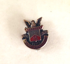 Vintage 15 Years United States Service Veterans Adm Copper Pin 9/16