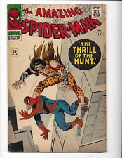 AMAZING SPIDER-MAN 34 - VG/F 5.0 - 4TH APPEARANCE OF KRAVEN THE HUNTER (1966) picture