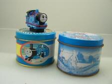 Two 1990s circular Thomas the Tank Engine confectionery tins                 O35 picture