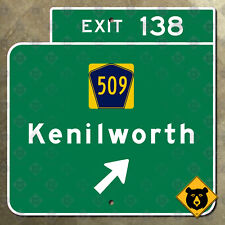 New Jersey state parkway exit 138 Kenilworth county route 509 Garden 12x12 picture