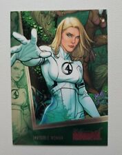 2013 Women of Marvel Series 2 Emerald #32 INVISIBLE WOMAN /100 Serial picture