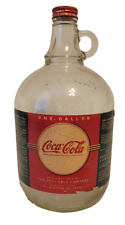 Vintage Coca Cola One Gallon Soda Fountain Syrup Glass Jug with Paper Label picture