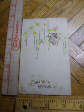 Postcard - Flower Print - Birthday Greetings picture