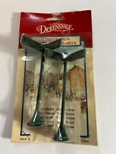 Vintage Lemax Christmas Dickensvale Collectible Village Street Signs W/ Labels picture