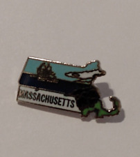 Massachusetts Small Souvenir Lapel Tack Pin picture