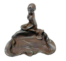 Cast iron Mermaid Soap Dish Coin / Trinket Tray Fine casting picture