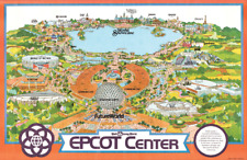 Epcot Center Horizons World of Motion Universe of Energy Futureworld Retro Print picture