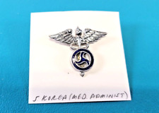 Vintage South Korea Medical Administration Corps Military Pin Medal Lapel picture