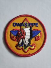 Owasippe BSA Boy Scouts of America Generic Orange with Red Border Patch Badge picture