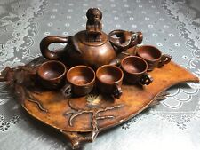 Chinese Stone Carved Tea Set picture