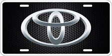 Toyota New Logo Inspired Art FLAT Aluminum Novelty Car License Tag Plate 6 x 12 picture