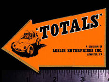 LESLIE Enterprises TOTALS - Original Vintage Racing Decal/Sticker Dune Buggy picture