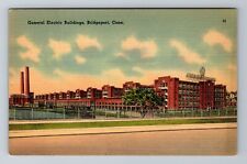 Bridgeport CT-Connecticut, General Electric Buildings, Antique Vintage Postcard picture