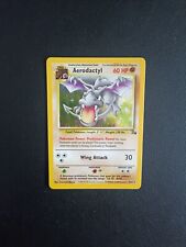 Aerodactyl - 1/62 - Pokemon Fossil Unlimited Holo Rare Card WOTC Exc Ptera picture