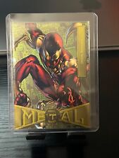IRON SPIDER YELLOW #37- MARVEL METAL UNIVERSE SPIDER-MAN -SKYBOX- NM/M picture