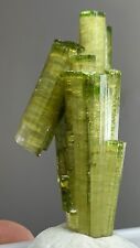 62 Carats Very Nice green color tourmaline Crystals Bunch Specimen picture