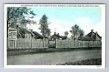 New Philadelphia PA-Pennsylvania, First Settlement In Ohio, Vintage Postcard picture