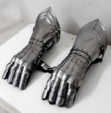 Medieval Gauntlet Armor Pair Gloves Larp wearable Knight Crusader gift item new picture