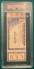 PSA graded 1960 Democratic National Convention 6th session ticket picture