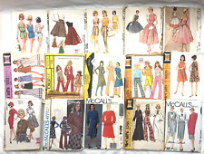 (Lot of 15) Vintage Mccall's Sewing Patterns 1970s 1980s Uncut Dress Skirt picture