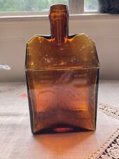 Vintage empty E G Booz’s Old Cabin Whiskey Bottle 1840 Philadelphia picture